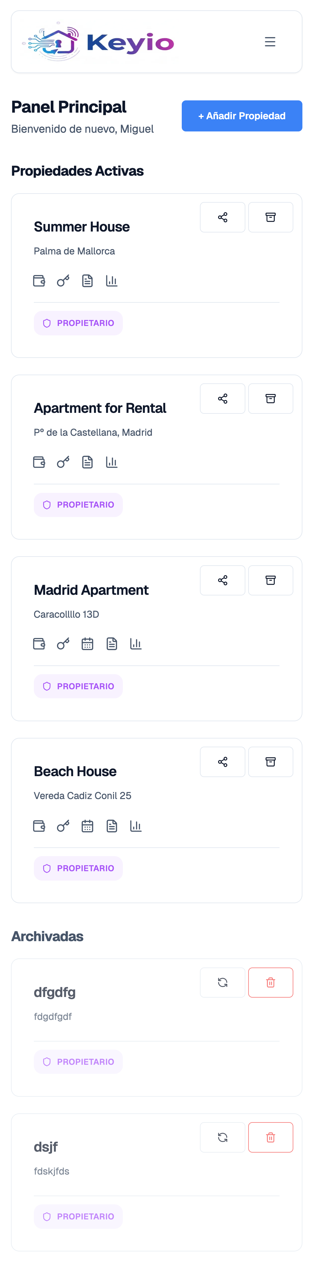 Keyio Mobile App