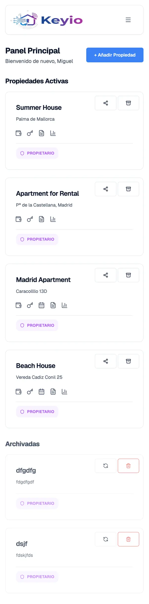 Keyio Mobile App